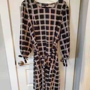 Eloquii Size 22 Plaid Print Dress